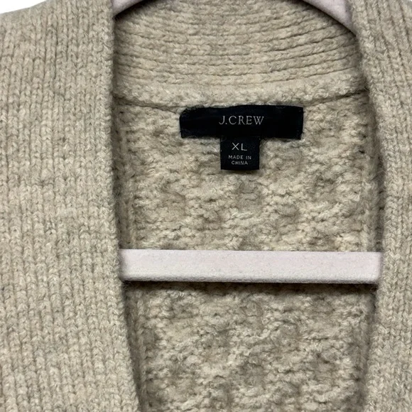 J. Crew Cable-knit stretch wool cardigan - Picture 3 of 5